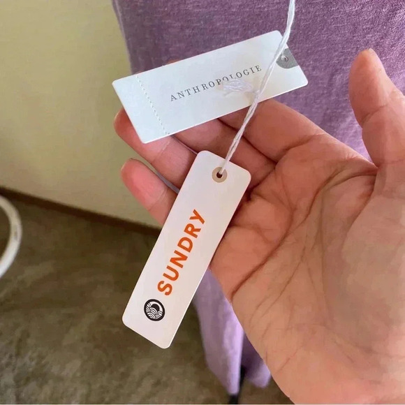 Sundry Anthropologie Midi-Maxi Dress Muted Purple Twist Front Sleeveless: XL (4) - Picture 8 of 14